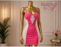 Black Pearl Dress - Pink