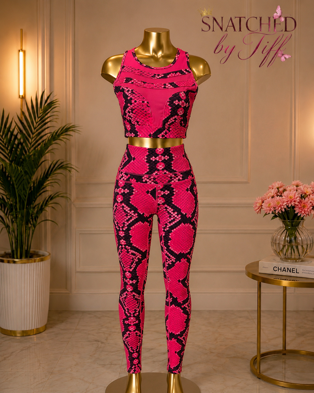 Pink Venom Two-Piece Set