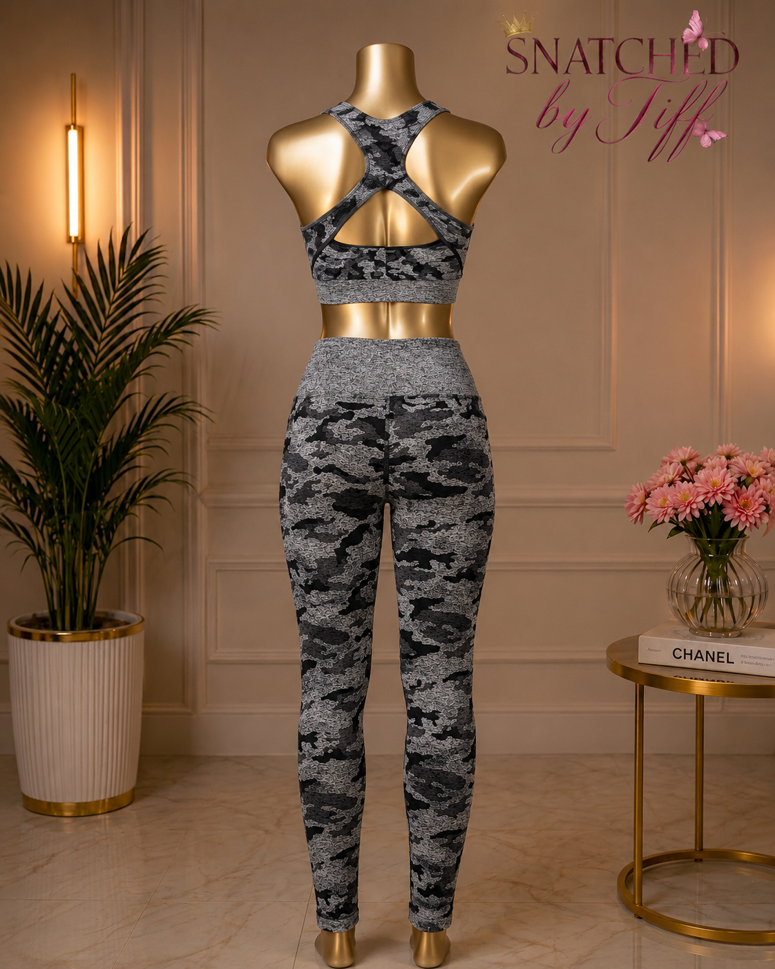 Grey Camo Active Set