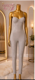 Grey & Black Jumpsuit